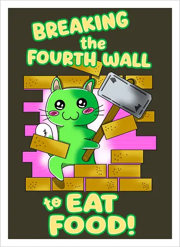 Kawaii-Katze für Feinschmecker und Food-Liebhaber