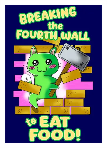 Kawaii-Katze für Feinschmecker und Food-Liebhaber