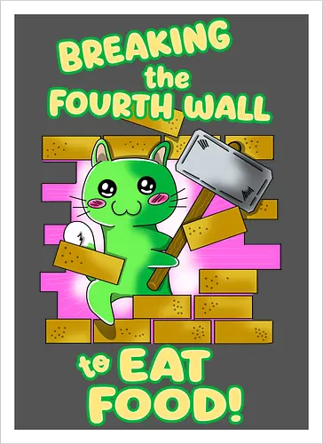 Kawaii-Katze für Feinschmecker und Food-Liebhaber