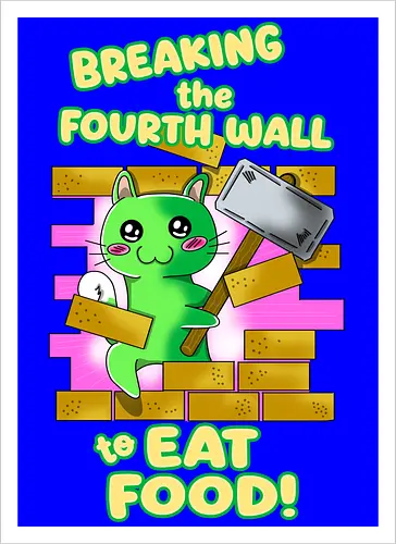 Kawaii-Katze für Feinschmecker und Food-Liebhaber
