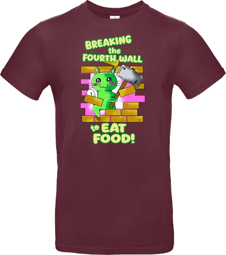 Kawaii-Katze für Feinschmecker und Food-Liebhaber