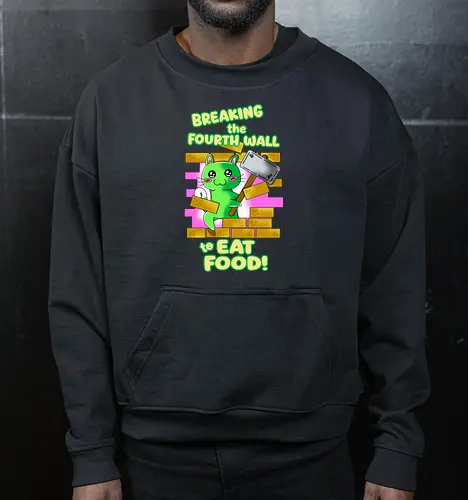 Kawaii-Katze für Feinschmecker und Food-Liebhaber