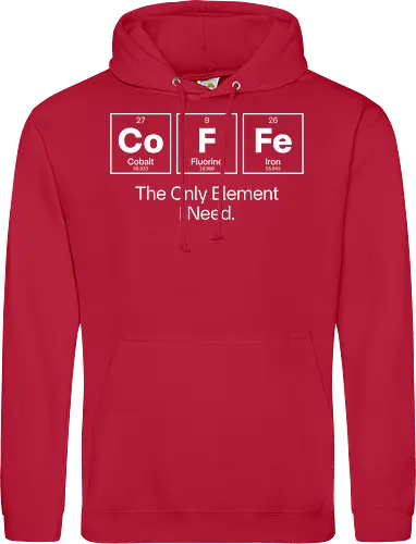 Coffee Chemistry Quote – The Only Element I Need – Science Humor Design