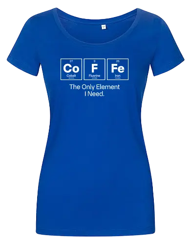 Coffee Chemistry Quote – The Only Element I Need – Science Humor Design