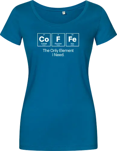 Coffee Chemistry Quote – The Only Element I Need – Science Humor Design