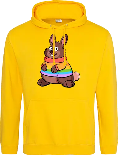 Regenbogenhase - Hase, Queer, Regenbogen - Standard Hoodie