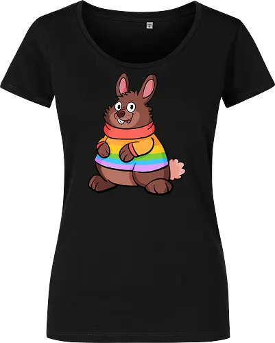 Regenbogenhase - Hase, Queer, Regenbogen - Women T-Shirt