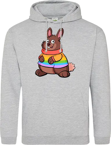 Regenbogenhase - Hase, Queer, Regenbogen - Standard Hoodie