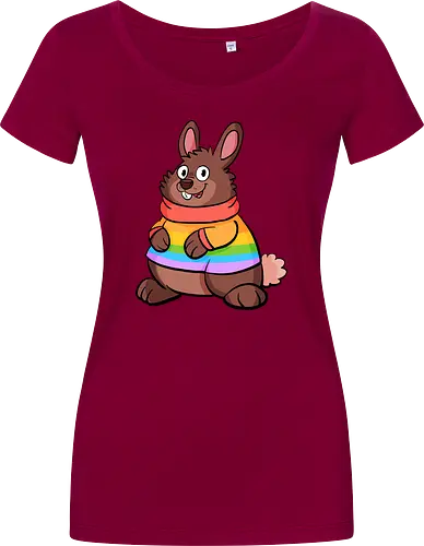 Regenbogenhase - Hase, Queer, Regenbogen - Women T-Shirt
