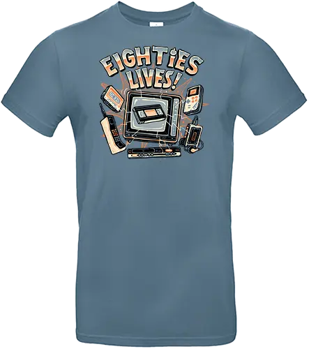 Eighties Lives - TV series, TV show, Paranormal, monster, mystery, adventure, classic, retro, 80s - Standard T-Shirt