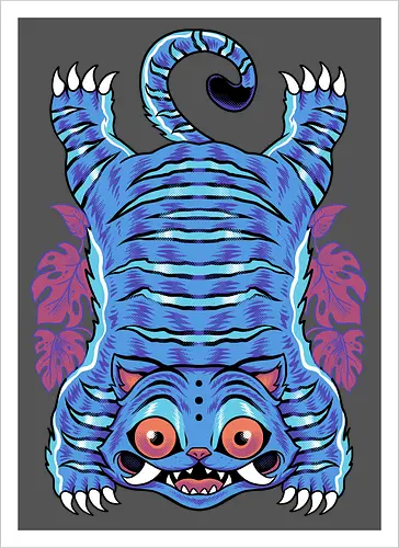 blue cat mat 