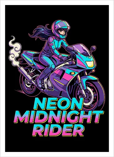Neon Midnight Rider