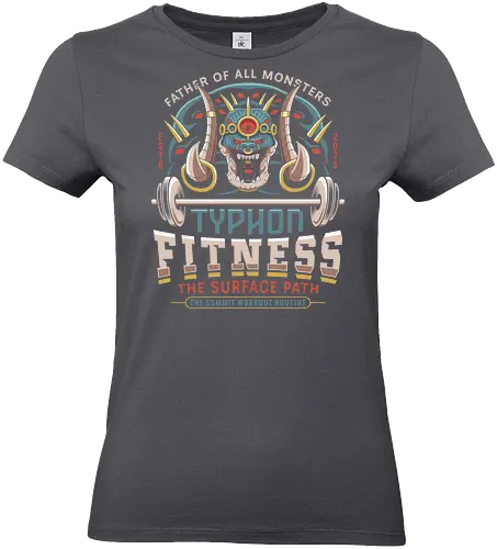 Father Of All Monsters Fitness Emblem - hades, hades 2, hades ii, zagreus, zeus, dusa, medusa, zagreus sword, melinoe, cerberus, theseus, video games, gaming - Standard T-Shirt (Women)