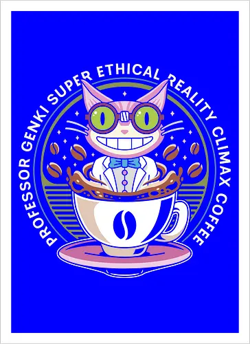 Steelport Cat Coffee Emblem