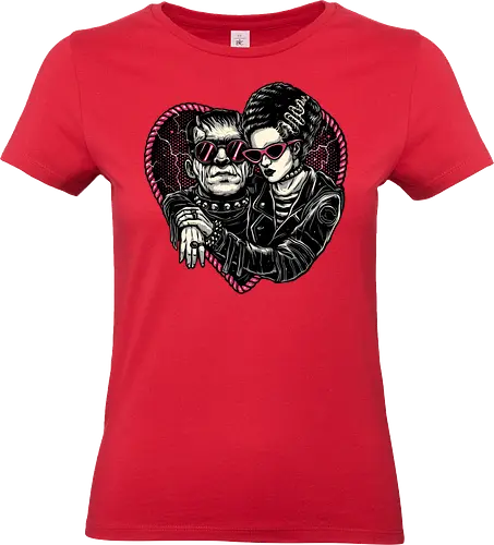 Creature Romance - Love, romance, Valentine’s day, heart, monster, creature, movie, classic, horror - Standard T-Shirt (Women)