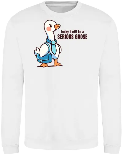 Today I Will be a Serious Goose