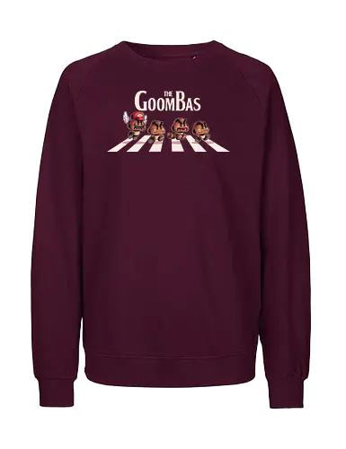 The Goombas  - Console, nes, goomba, retro game, retro, cute, gaming, mario, abbey road, parody, minion, games - Fairtrade Sweatshirt