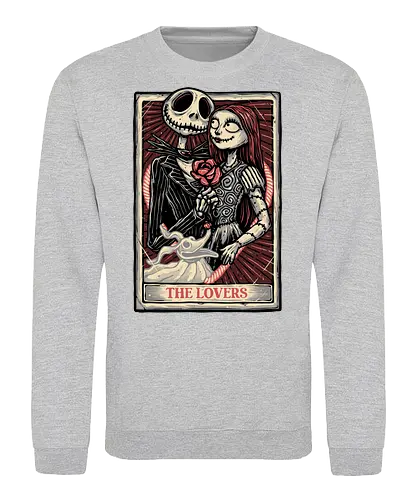The Love before the Nightmare - Movie, animated, animation, love, lovers, horror, Valentine’s Day, romance - Sweatshirt