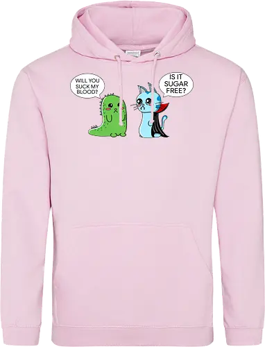 Lustiger Kawaii-Vampir mit zuckerfreiem Horror-Sarkasmus