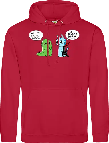 Lustiger Kawaii-Vampir mit zuckerfreiem Horror-Sarkasmus