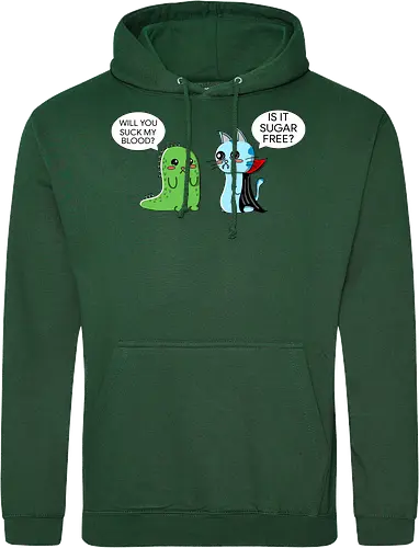 Lustiger Kawaii-Vampir mit zuckerfreiem Horror-Sarkasmus