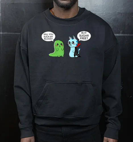 Lustiger Kawaii-Vampir mit zuckerfreiem Horror-Sarkasmus