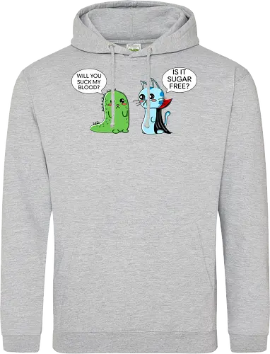 Lustiger Kawaii-Vampir mit zuckerfreiem Horror-Sarkasmus