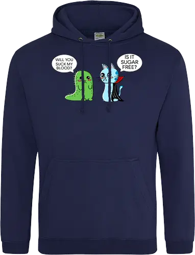 Lustiger Kawaii-Vampir mit zuckerfreiem Horror-Sarkasmus