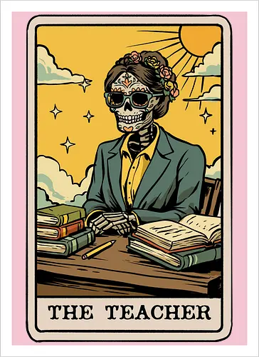 The Teacher Tarot Card