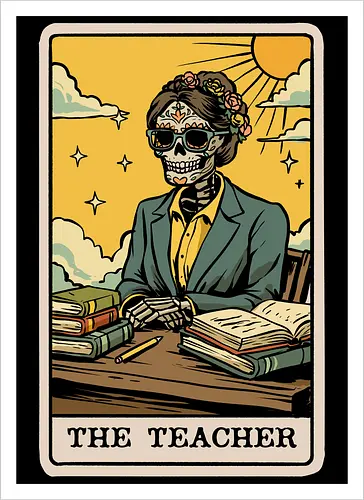The Teacher Tarot Card