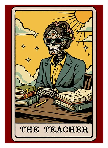 The Teacher Tarot Card