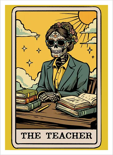 The Teacher Tarot Card