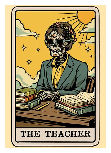 The Teacher Tarot Card