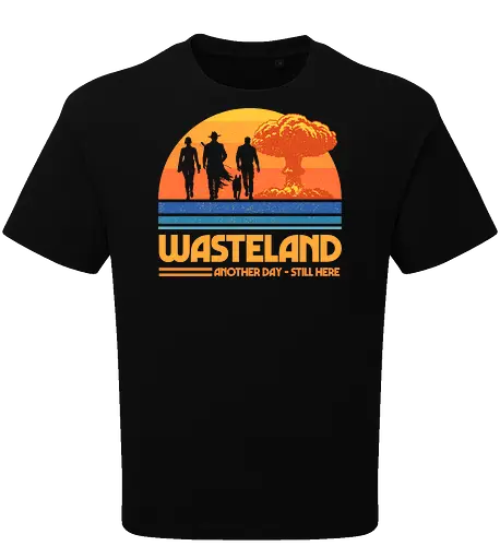 Wasteland Survivors Retro Sunset Design