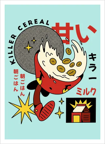 Vintage Japanese Pop Art - Vintage Japanische Pop Art