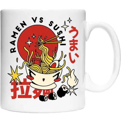 Ramen vs Sushi – Japanische Retro Food