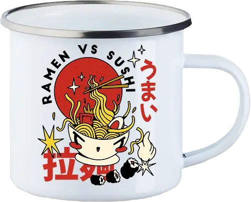 Ramen vs Sushi – Japanische Retro Food