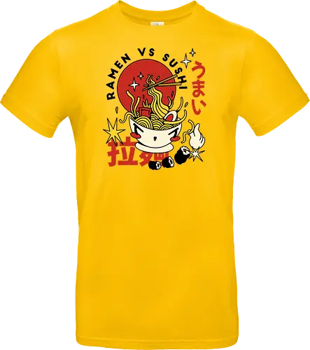Ramen vs Sushi – Japanische Retro Food