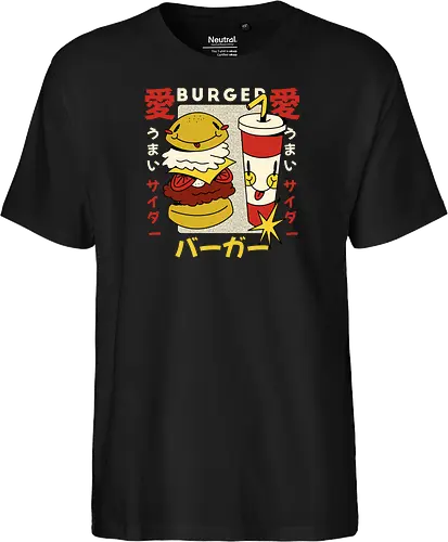 Burger Love – Kawaii Japanische Retro Food Art