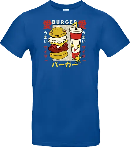 Burger Love – Kawaii Japanische Retro Food Art
