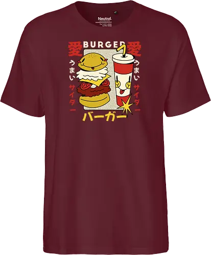 Burger Love – Kawaii Japanische Retro Food Art