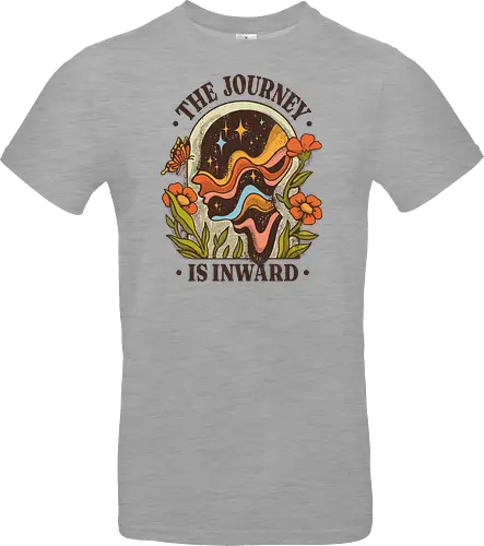 The Journey Is Inward – Vintage Inner Peace | Vintage Illustration zur Selbstfindung