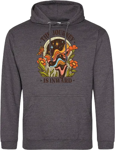 The Journey Is Inward – Vintage Inner Peace | Vintage Illustration zur Selbstfindung