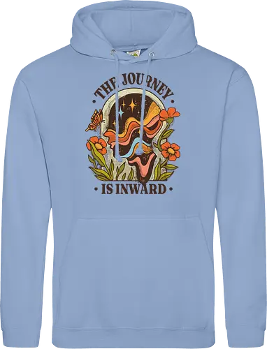 The Journey Is Inward – Vintage Inner Peace | Vintage Illustration zur Selbstfindung