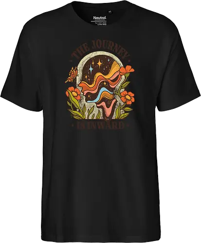 The Journey Is Inward – Vintage Inner Peace | Vintage Illustration zur Selbstfindung