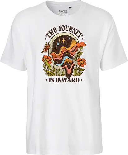 The Journey Is Inward – Vintage Inner Peace | Vintage Illustration zur Selbstfindung