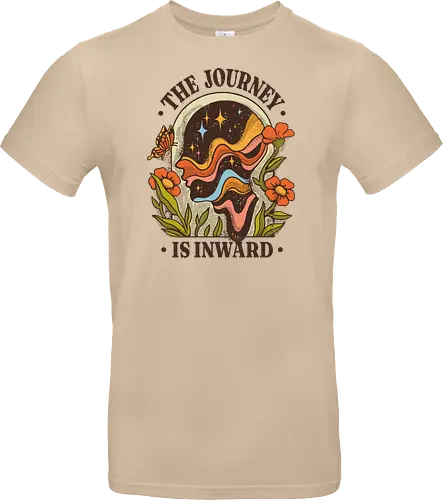 The Journey Is Inward – Vintage Inner Peace | Vintage Illustration zur Selbstfindung