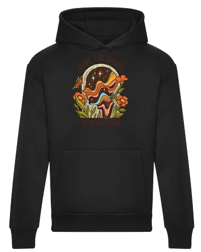 The Journey Is Inward – Vintage Inner Peace | Vintage Illustration zur Selbstfindung