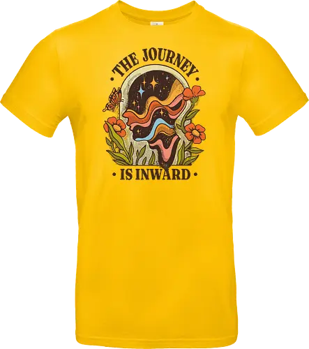 The Journey Is Inward – Vintage Inner Peace | Vintage Illustration zur Selbstfindung