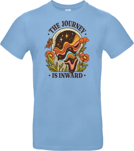 The Journey Is Inward – Vintage Inner Peace | Vintage Illustration zur Selbstfindung